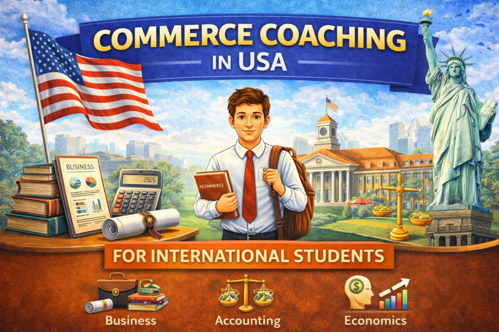 commerce coaching for international students in USA